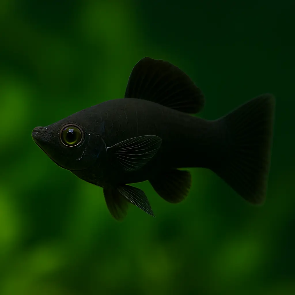 Molly negro (Poecilia sphenops)