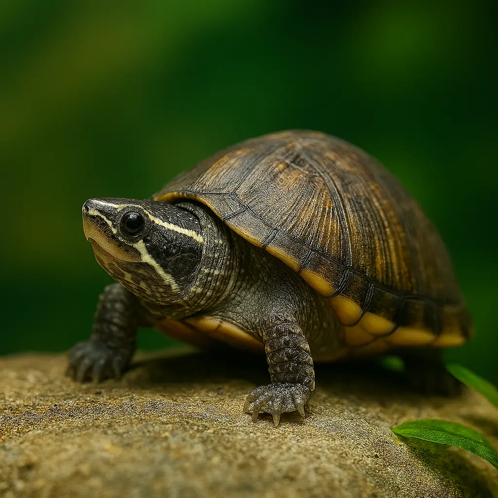 Tortuga almizclera (Sternotherus odoratus)